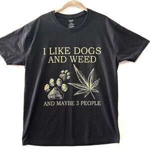 Skyland Tees Tideeb Dogs Weed 3 People XL